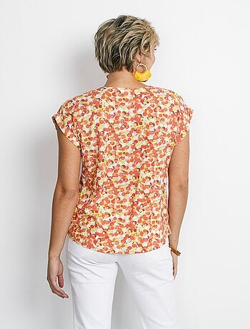 Tunique mi-longue manches kimono