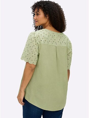Tunique Motif Ajouré Délicat - Taille Standard - Sheego