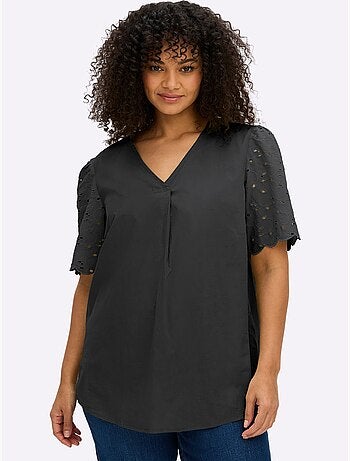 Tunique Motif Ajouré Délicat - Taille Standard - Sheego