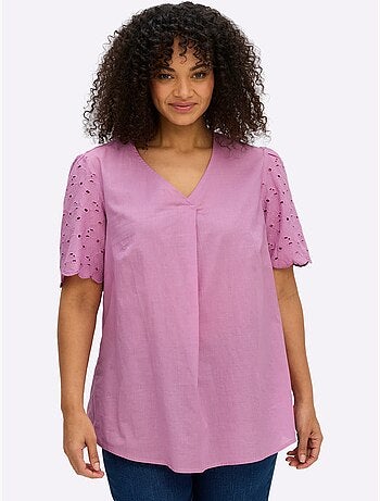 Tunique Motif Ajouré Délicat - Taille Standard - Sheego