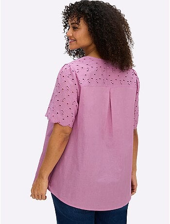 Tunique Motif Ajouré Délicat - Taille Standard - Sheego