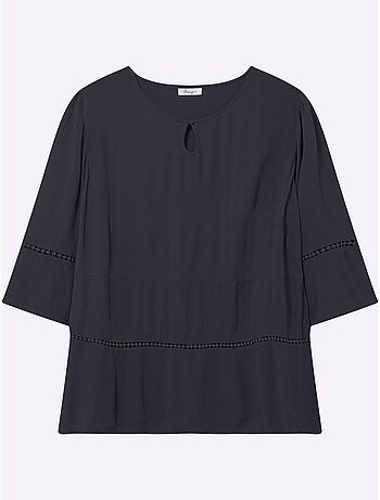 Tunique Motif Ajouré Légèrement Transparent - Taille Standard - Sheego