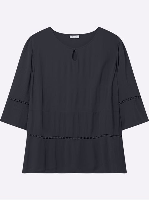 Tunique Motif Ajouré Légèrement Transparent - Taille Standard - Sheego - Kiabi Tunique Motif Ajouré Légèrement Transparent - Taille Standard - Sheego - Kiabi