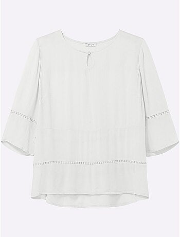 Tunique Motif Ajouré Légèrement Transparent - Taille Standard - Sheego