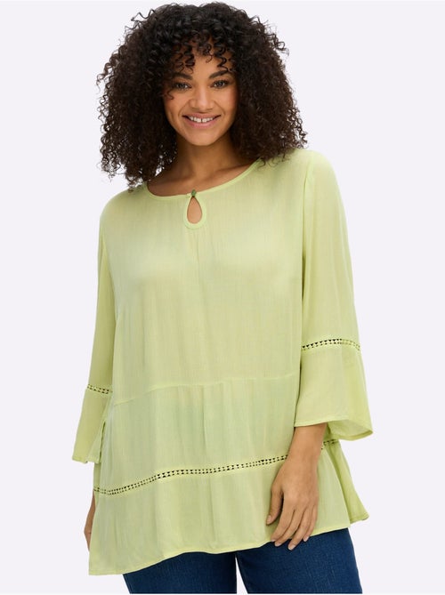 Tunique Motif Ajouré Légèrement Transparent - Taille Standard - Sheego - Kiabi