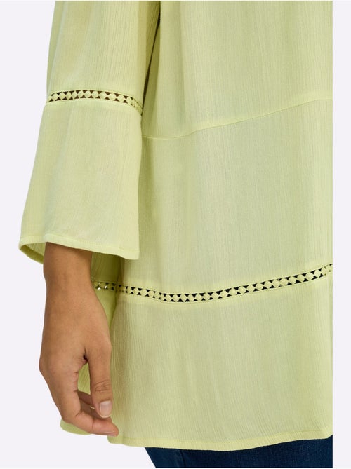 Tunique Motif Ajouré Légèrement Transparent - Taille Standard - Sheego - Kiabi