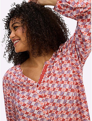 Tunique Motif Graphique - Taille Standard - Sheego
