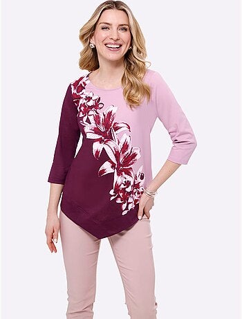Tunique Ourlet En Pointe - Taille Standard - Moda Vilona
