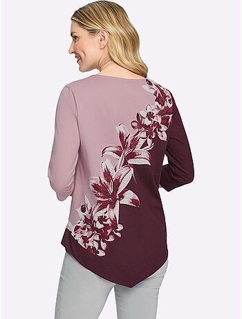 Tunique Ourlet En Pointe - Taille Standard - Moda Vilona