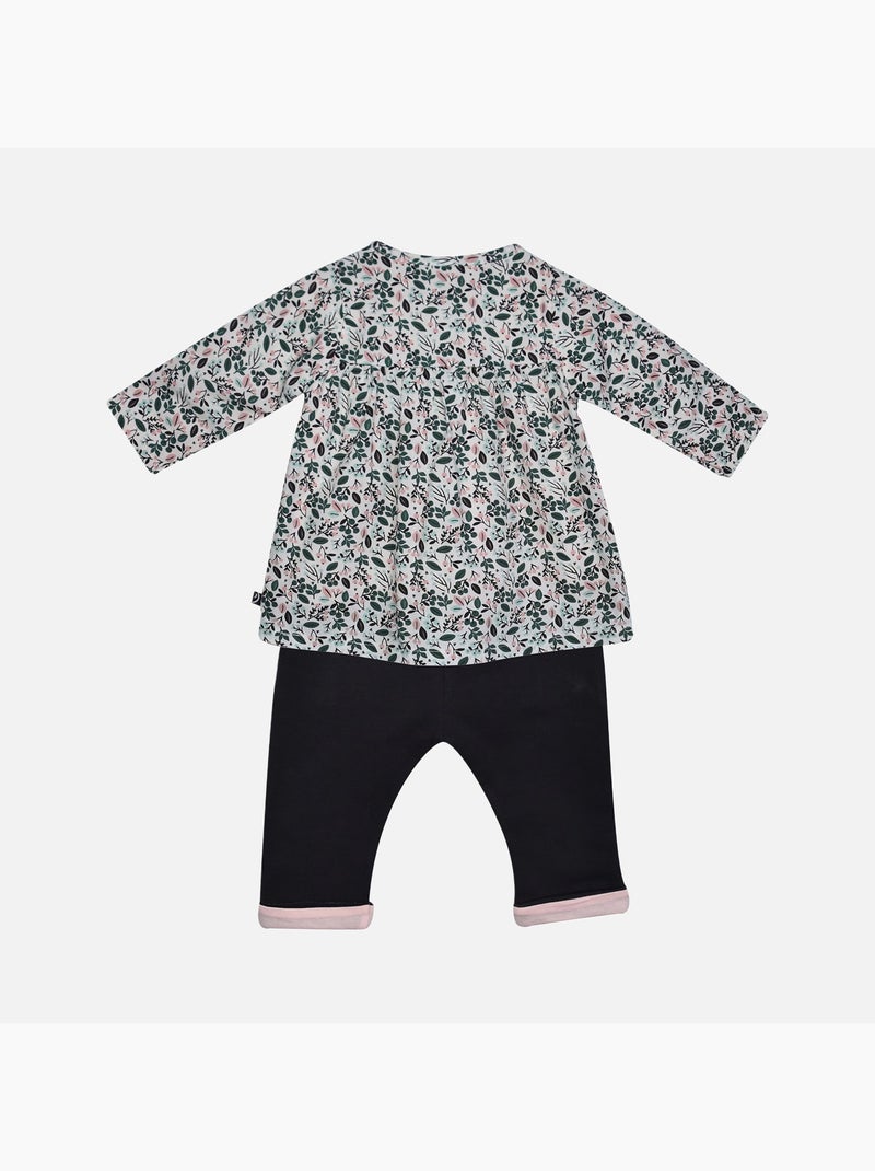 TUNIQUE + PANTALON + CHAUSSETTES FIDJY Blanc - Kiabi