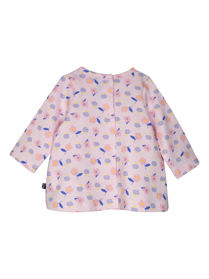 TUNIQUE PANTALON NAZIRA MOLLETON MANCHES LONGUES BEBE Blanc - Kiabi