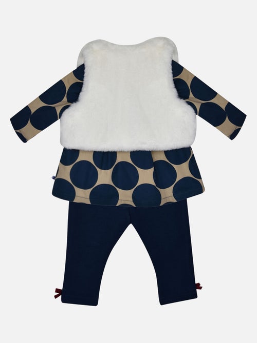 TUNIQUE + PANTALON + PETIT GILET FLORENCE - Kiabi