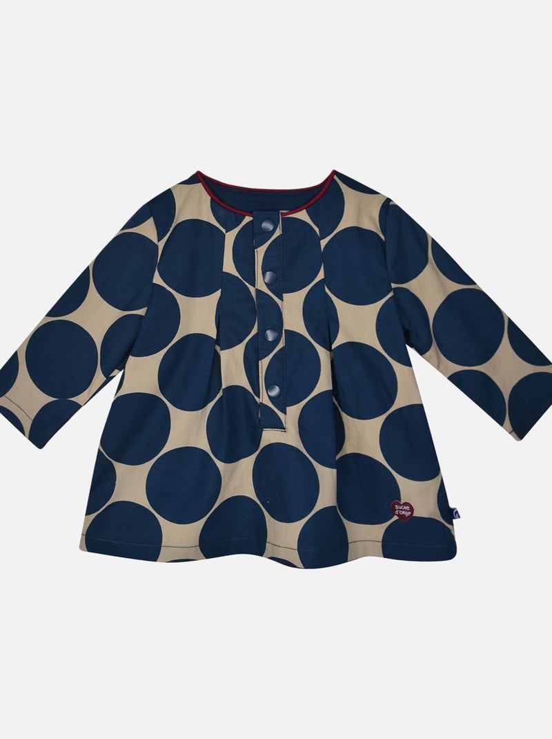 TUNIQUE + PANTALON + PETIT GILET FLORENCE Bleu - Kiabi
