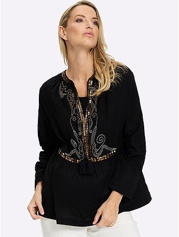 Tunique Perles Fantaisie Et Paillettes - Taille Standard - Helline