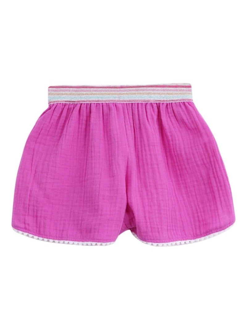 Tunique Plage    avec Short Assorti   LOVE - La Faute à Voltaire Rose fushia - Kiabi