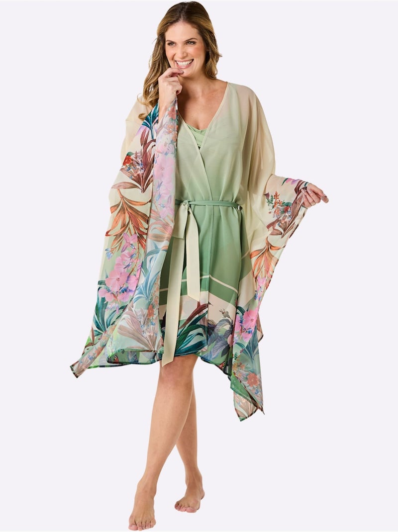 Tunique Qualité Mousseline Fluide - Taille Standard - Witt Rose - Kiabi