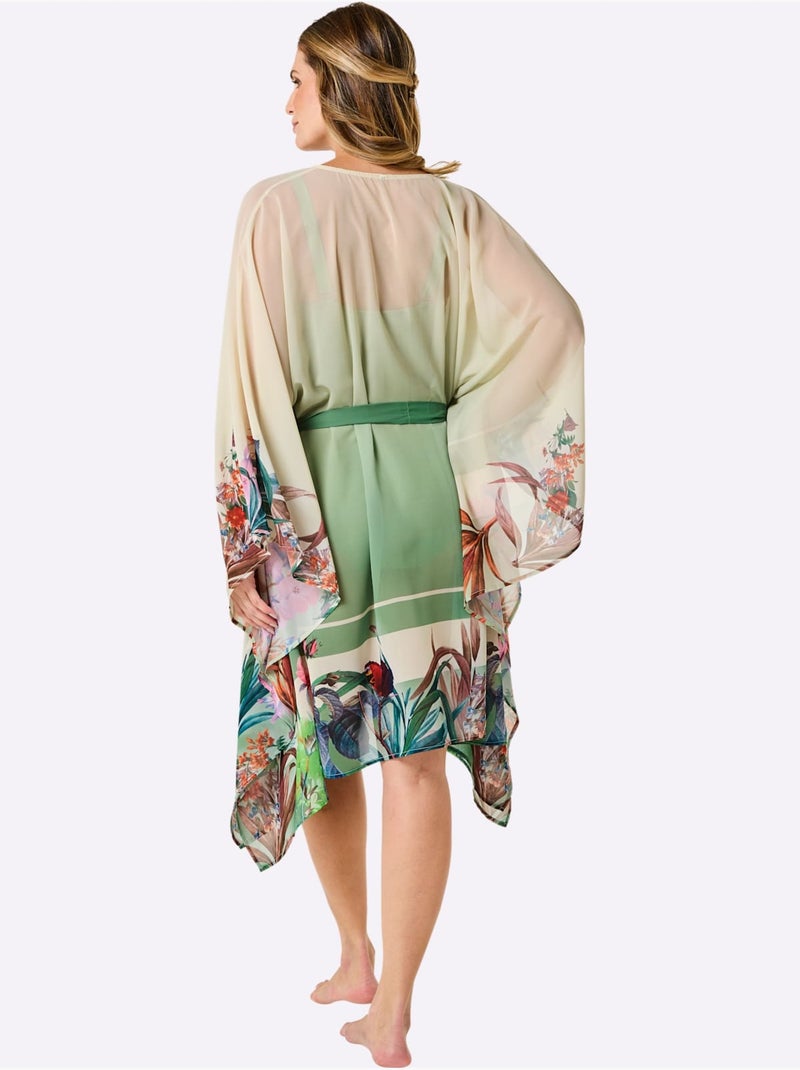 Tunique Qualité Mousseline Fluide - Taille Standard - Witt Rose - Kiabi