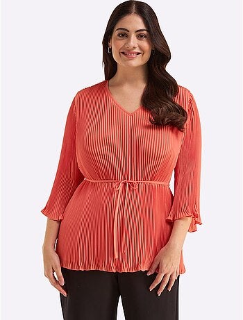 Tunique Qualité Plissée Tendance - Taille Standard - Sheego