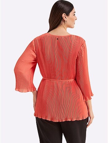 Tunique Qualité Plissée Tendance - Taille Standard - Sheego