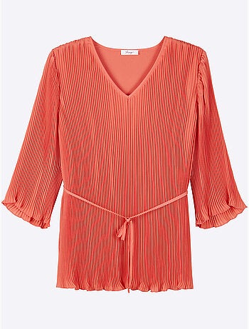 Tunique Qualité Plissée Tendance - Taille Standard - Sheego