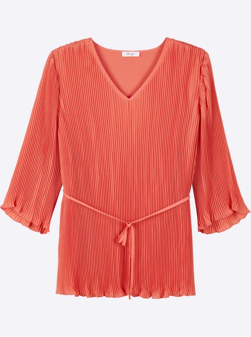 Tunique Qualité Plissée Tendance - Taille Standard - Sheego - Kiabi Tunique Qualité Plissée Tendance - Taille Standard - Sheego - Kiabi