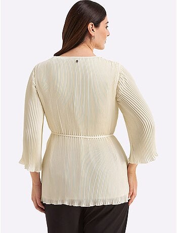 Tunique Qualité Plissée Tendance - Taille Standard - Sheego