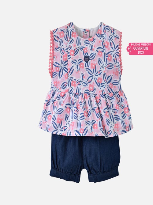 TUNIQUE SHORT ELLIE VOILE BEBE - Kiabi