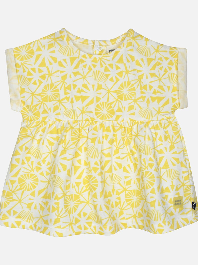 TUNIQUE SHORT LILIANE BEBE Blanc - Kiabi