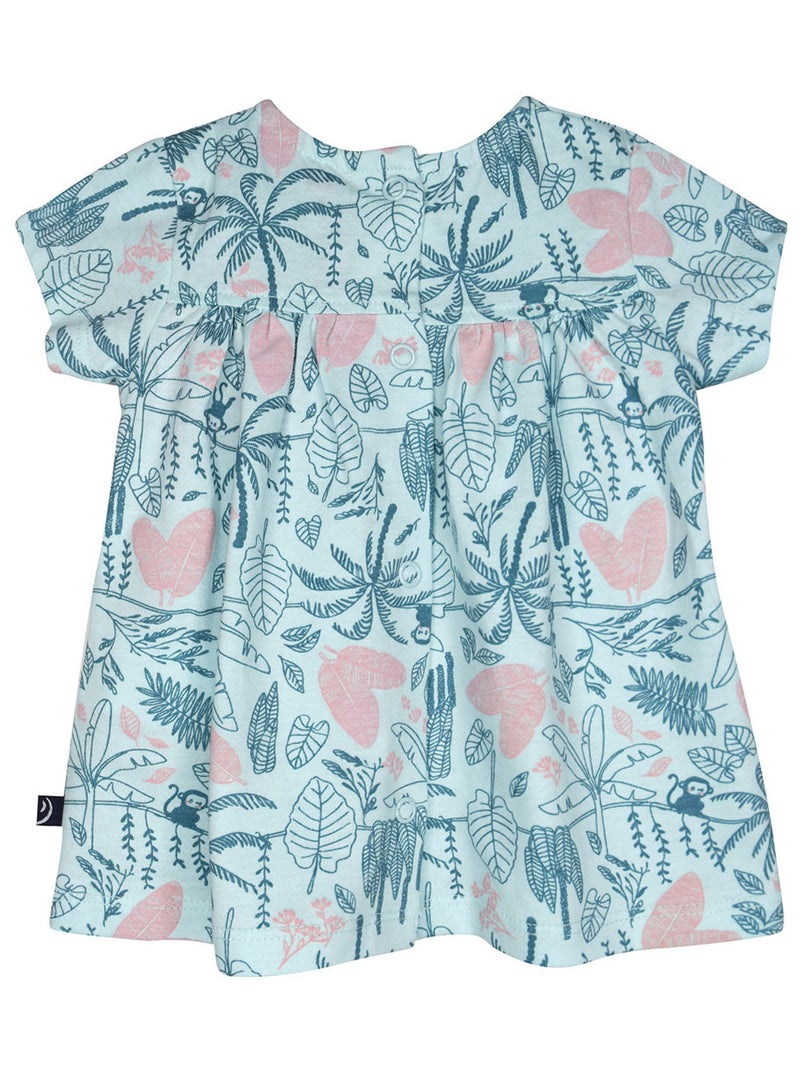 TUNIQUE SHORT OMBELINE MANCHES COURTES SUCRE D'ORGE Blanc - Kiabi