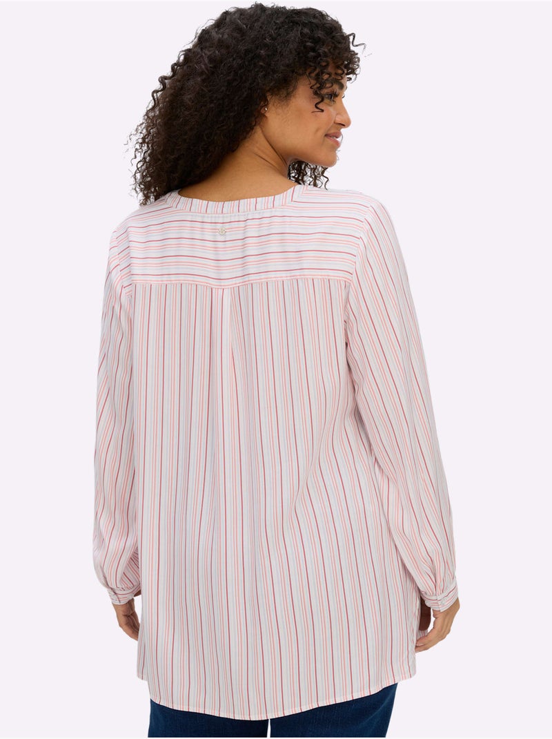 Tunique Viscose - Taille Standard - Sheego Blanc Rouge - Kiabi