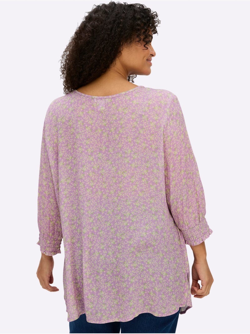 Tunique Viscose - Taille Standard - Sheego Blanc Vert clair - Kiabi