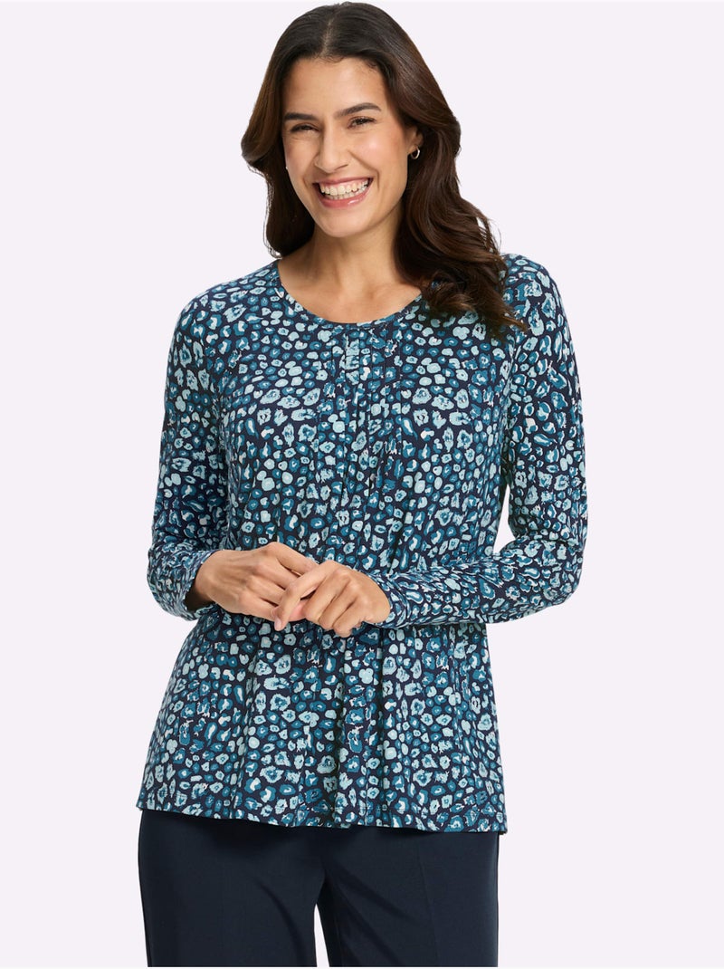 Tunique Viscose - Taille Standard - Witt Bleu topaze - Kiabi
