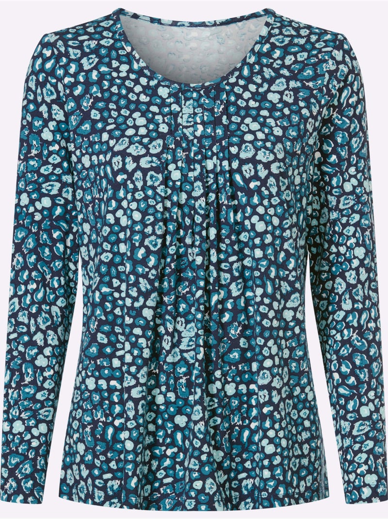 Tunique Viscose - Taille Standard - Witt Bleu topaze - Kiabi