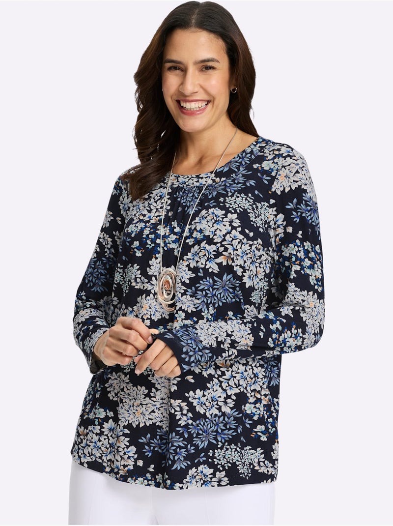 Tunique Viscose Douce Et Fluide - Taille Standard - Witt Gris tourterelle - Kiabi