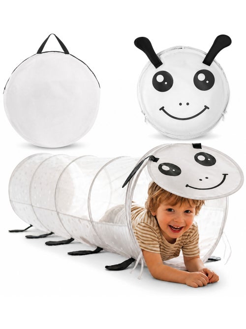 Tunnel de jeu pop-up chenille pliable 180 cm mam252 mamabrum - Kiabi