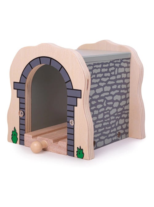 Tunnel de pierres grises en bois - Kiabi