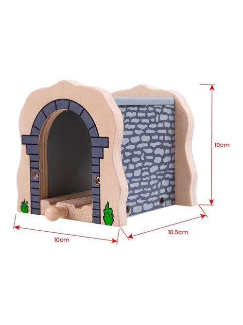 Tunnel de pierres grises en bois - Kiabi