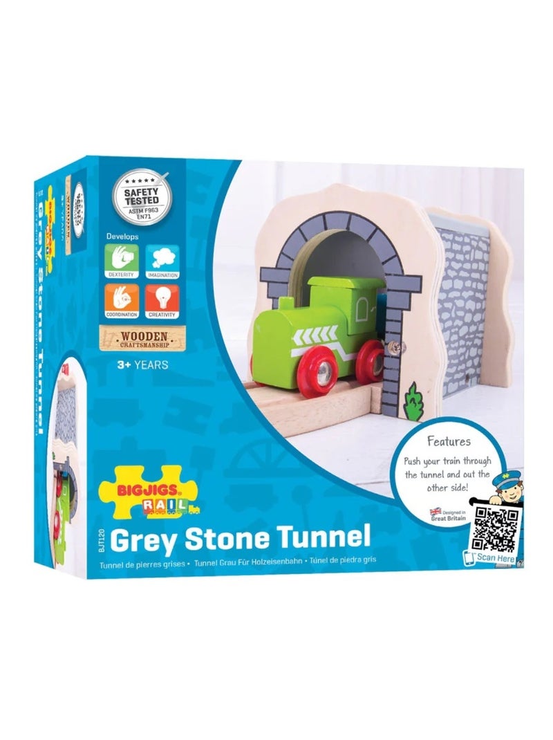Tunnel de pierres grises en bois Gris - Kiabi