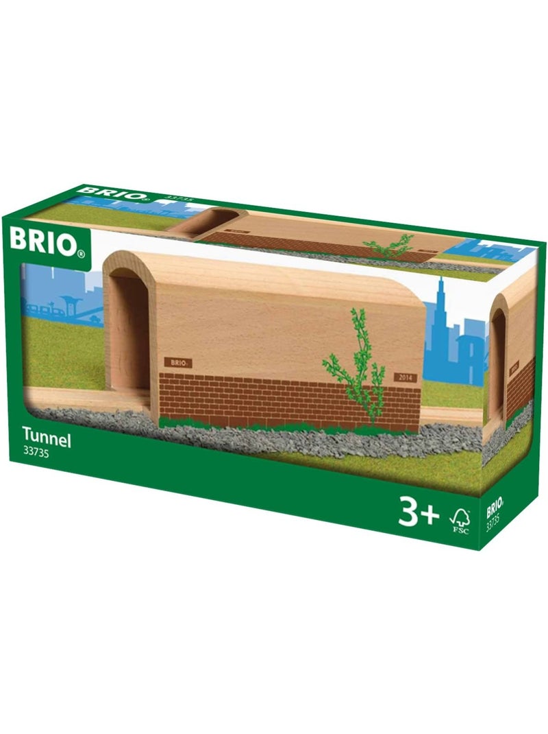 Tunnel de train en bois Marron - Kiabi