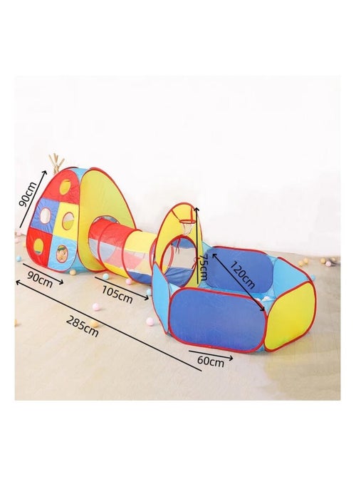 Tunnel et tente de jeux pliable enfants - Kiabi