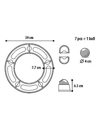 Tunnel interactif pour chat avec balle
