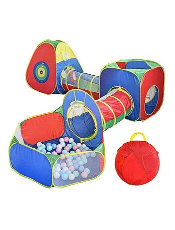 Tunnels et tente de jeux 2 segments pliables