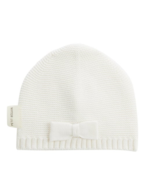 Turban bébé et chaussons en tricot Hello Baby - Kiabi