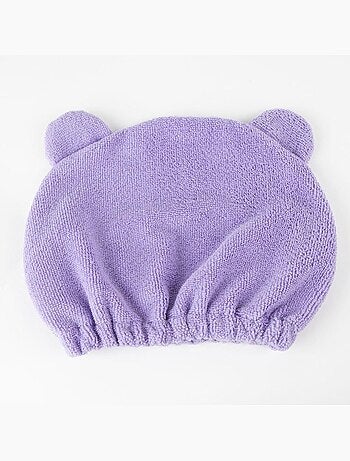 Turban cheveux enfant Bisounours en microfibre : séchage rapide