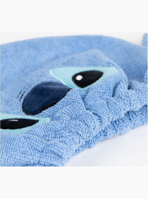 Turban cheveux enfant Stitch microfibre bleu : séchage rapide - Kiabi