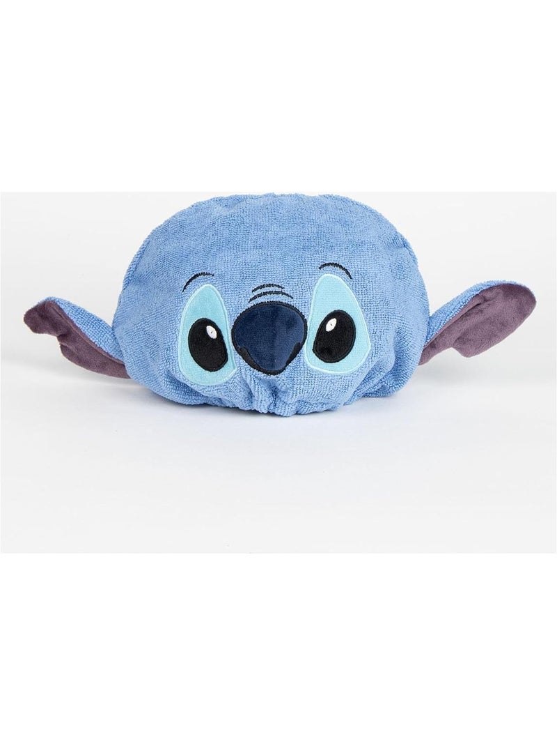 Turban cheveux enfant Stitch microfibre bleu : séchage rapide Multicolore - Kiabi