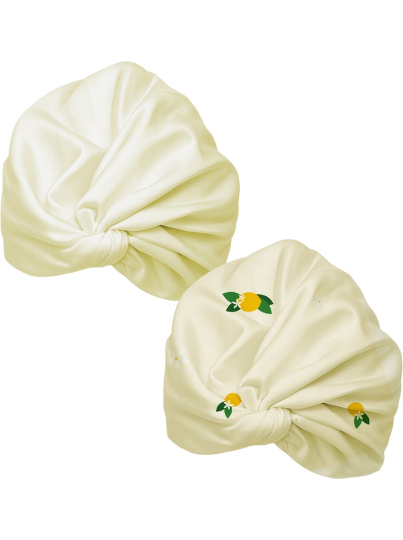Turban de bain Anti-UV Fille Agrume Jaune citron - Kiabi