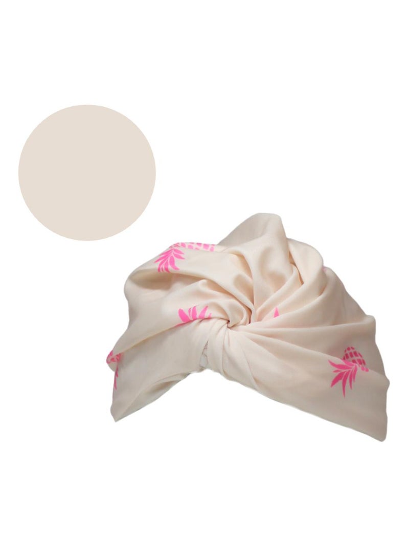 Turban de bain Anti-UV Fille Ananas Beige - Kiabi