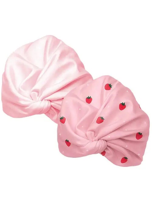 Turban de bain Anti-UV Fille Fraise - Kiabi