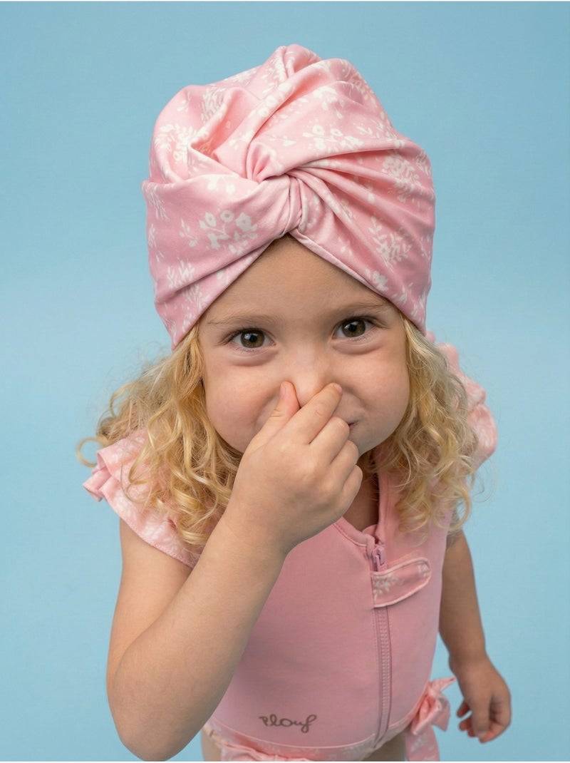 Turban de bain Anti-UV Fille Lily Rose bonbon - Kiabi